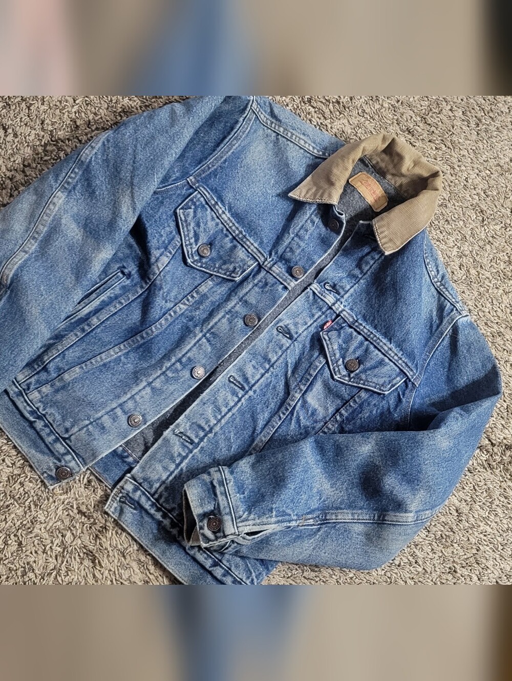 Vintage Levi's Blue Denim Jacket - Men's Classic Trucker Style
